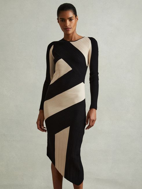 Black and camel dress hotsell