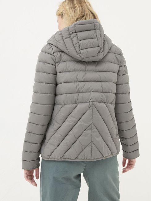 Garnet Grey Lightweight Puffer Jacket
