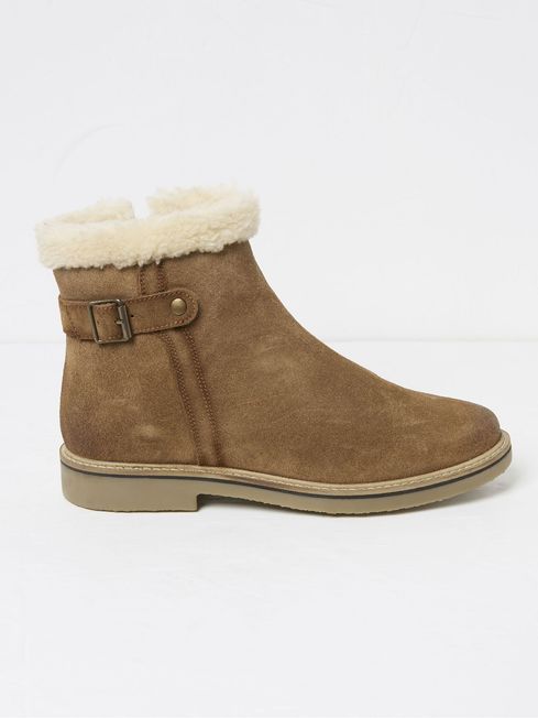 Maggie Brown Suede Boots FatFace
