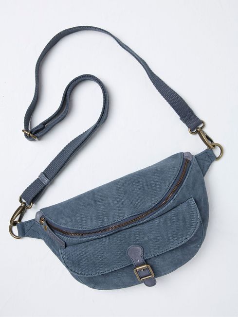 Blue Canvas Belt Bag FatFace