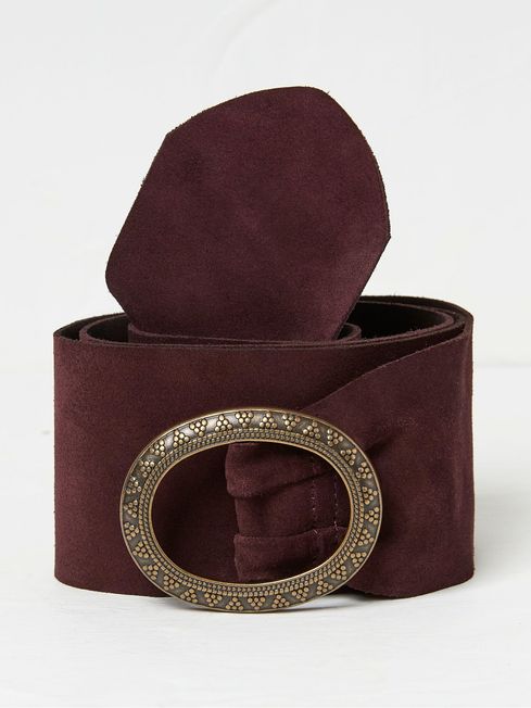 Burgundy belt womens online