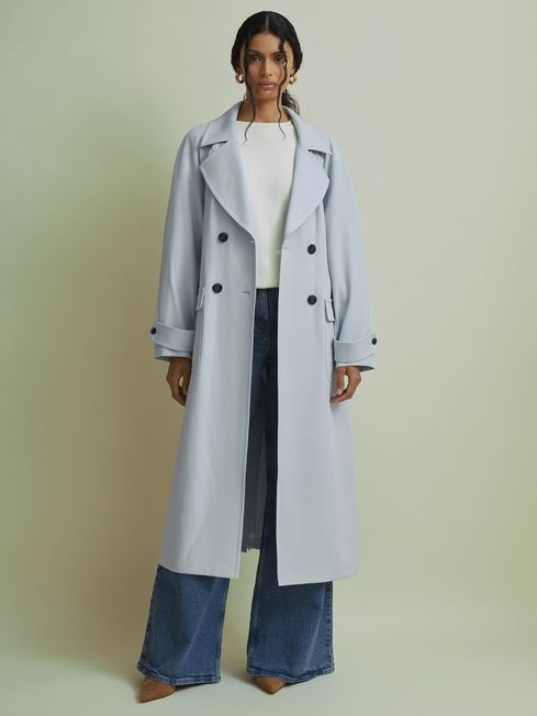 Reiss light blue coat deals