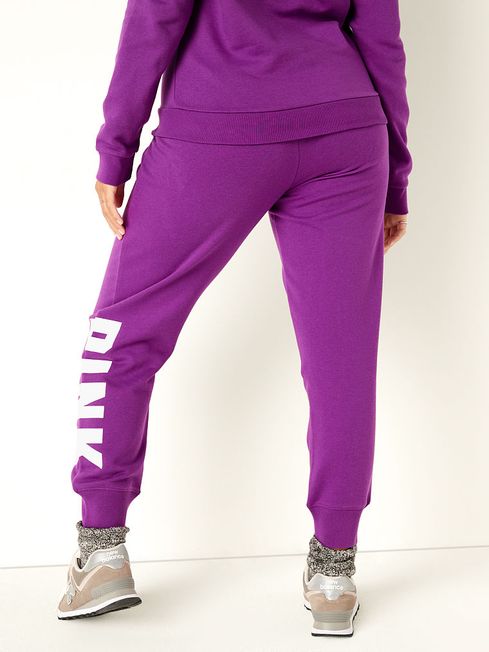 Couture Fuchsia Sans Logo Fleece Lounge Jogger Victoria s Secret
