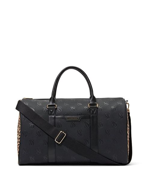 Black The VS Get Away Travel Duffle Bag Victoria s Secret United Kingdom
