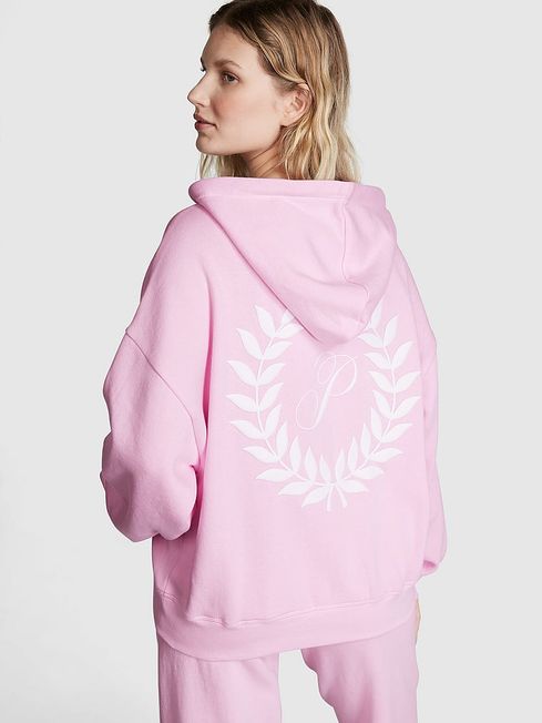 Spring Orchid Pink Fleece Full Zip Hoodie Victoria s Secret
