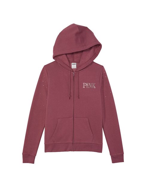 Victoria secret pink burgundy hoodie online