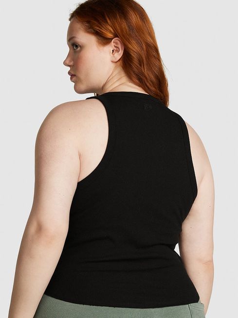 Black high neck tank top outlet