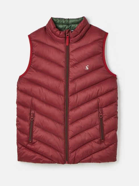 Joules melbury gilet red hot sale