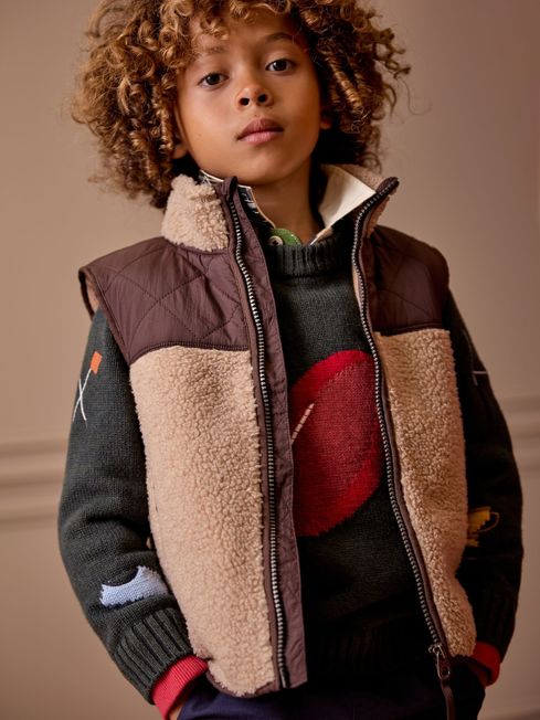 Boys fleece gilet online
