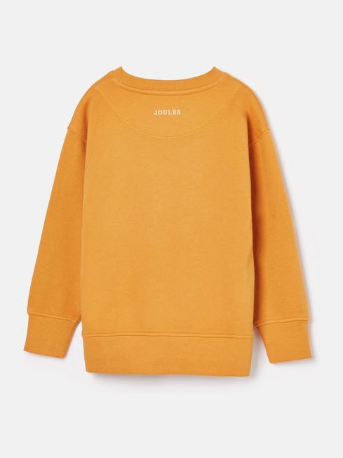 Yellow slogan jumper top