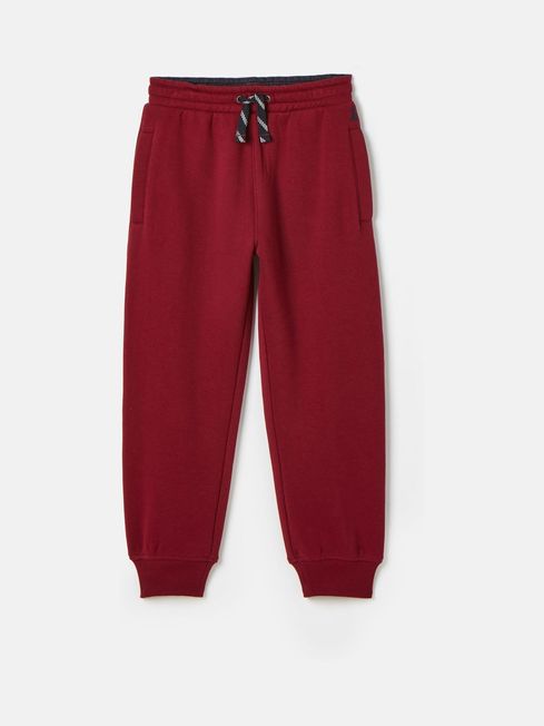Boys Ted Burgundy Red Relaxed Fit Joggers Joules