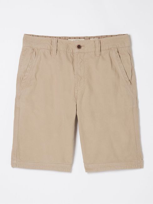 Cove Natural Flat Front Shorts FatFace