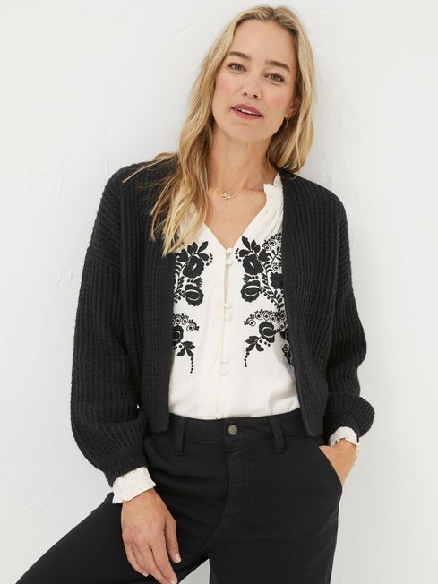 Black cardigan online discount