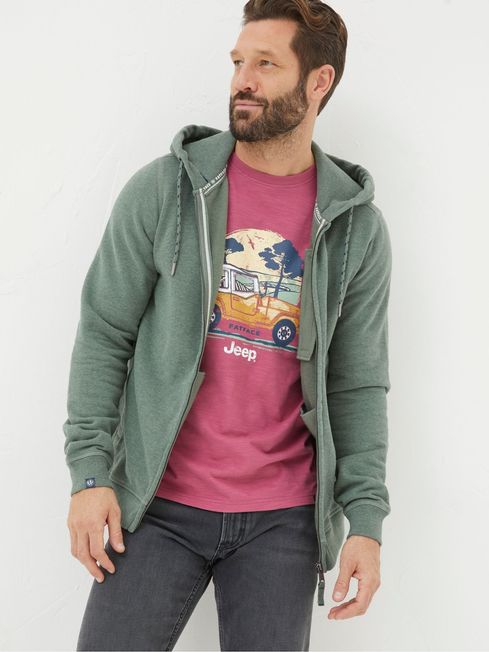 Fat face zip up hoodie store