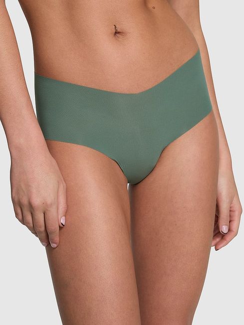 Victoria's Secret PINK Fresh Forest Green Rib Cheeky Knickers