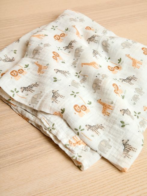 Soft Safari Extra Large Muslin JoJo Maman Bebe United Kingdom