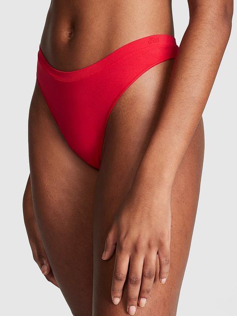 Victoria's Secret PINK Red Pepper Thong Seamless Knickers