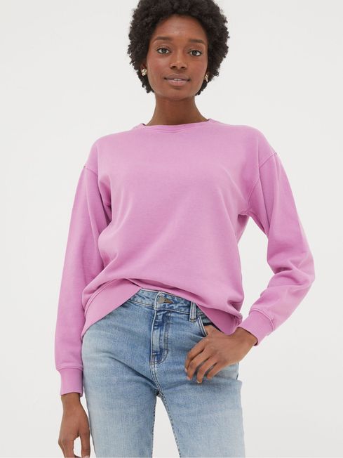 Georgia Pink Crew Sweatshirt FatFace