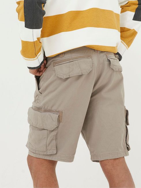 Breakyard Grey Cargo Shorts FatFace
