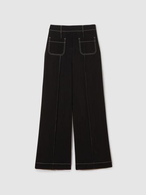 White stitch 2024 trousers