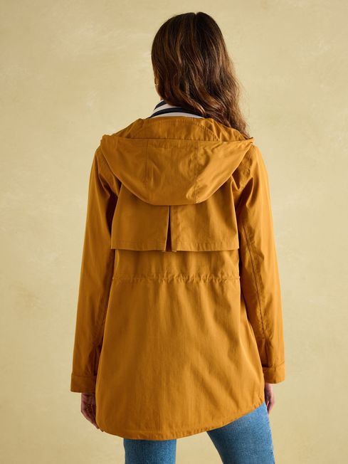 Joules yellow parka sale