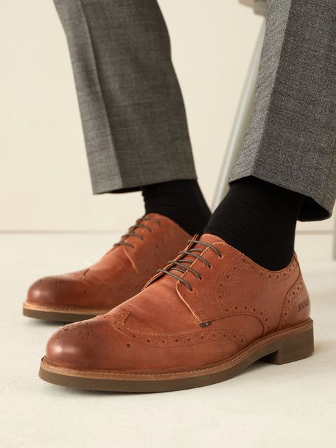 Next tan brogues sale