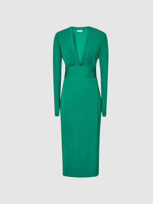 Green dress reiss shop