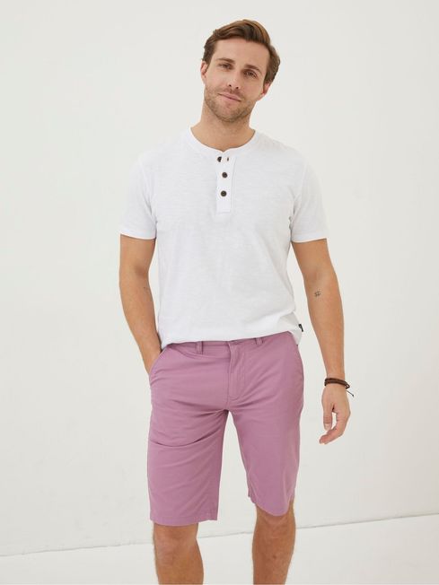 Purple chino shorts clearance