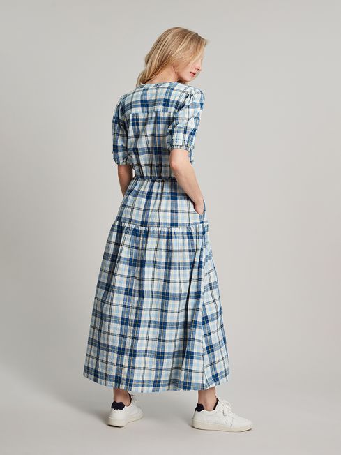 Joules fiona gingham dress sale