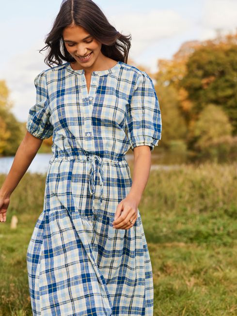 Joules gingham hot sale dress