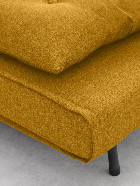Made yellow sofa bed sale