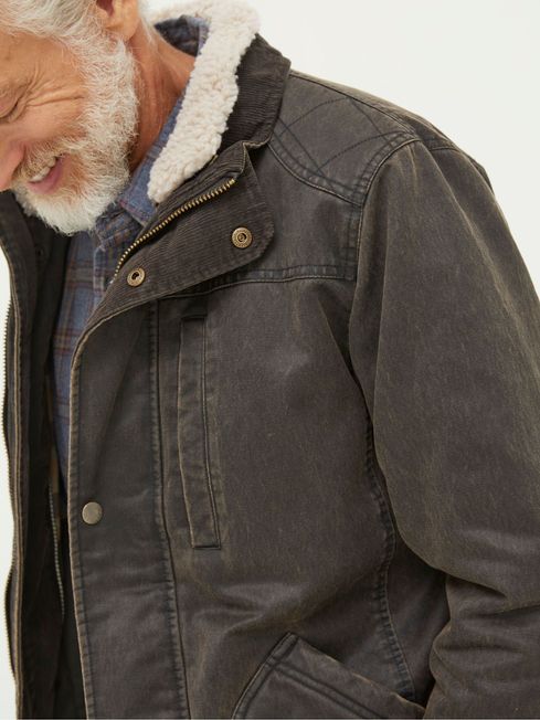 Fat face wax jacket mens store