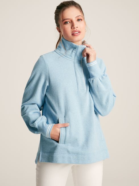 Joules caroline zip back sweatshirt sales