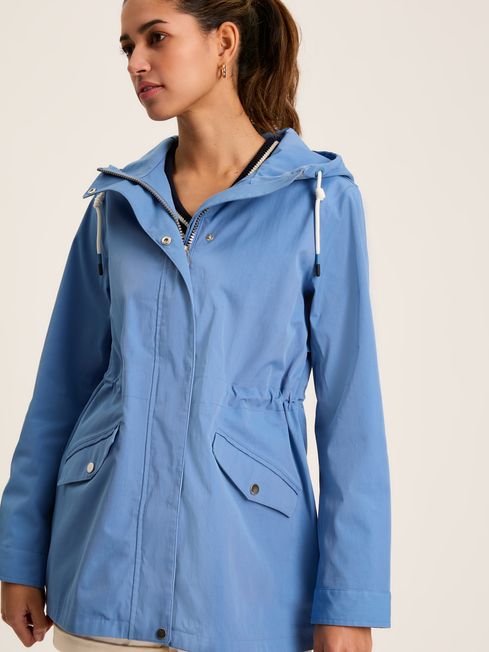 Portwell Blue Waterproof Raincoat With Hood