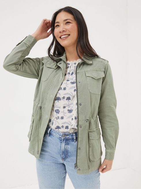 Green field jacket women's deals