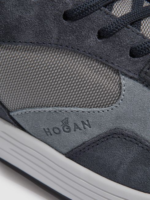 Hogan Suede Woven Trainers