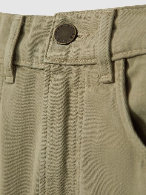 Garment Dyed Shorts in Khaki