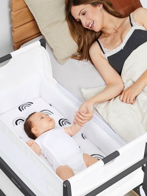 SnuzPod 4 Bedside Crib Slate
