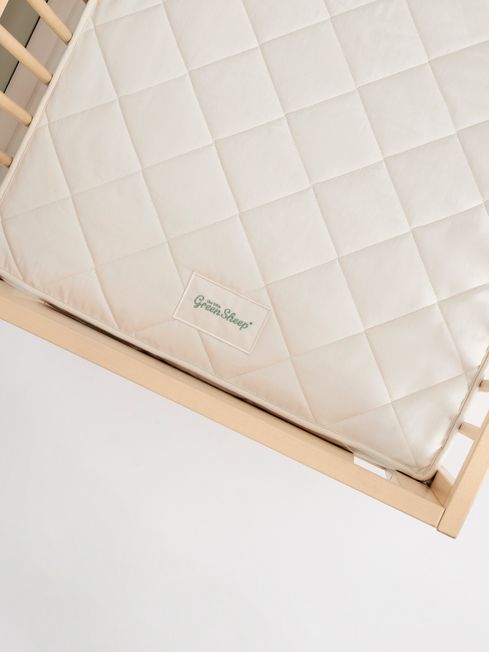 The little green sheep natural twist cot mattress sales
