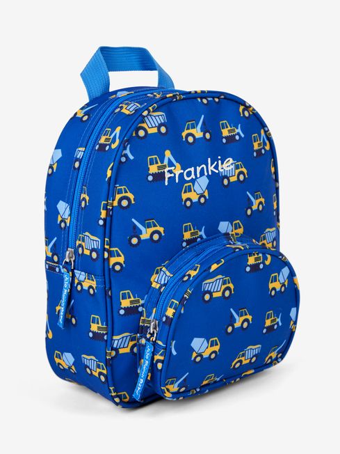 Personalised Construction Print Rucksack JoJo Maman Bebe