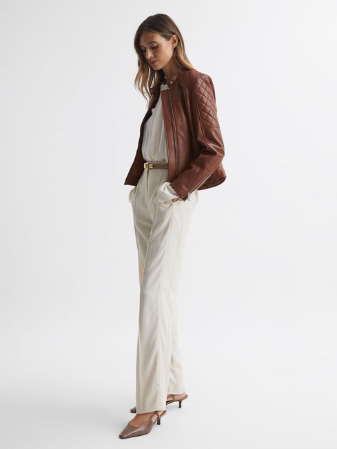 Reiss leather pants online
