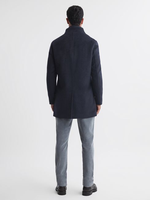 Reiss navy coat on sale