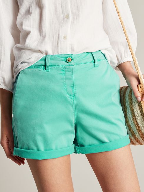 Ladies knee clearance length chino shorts