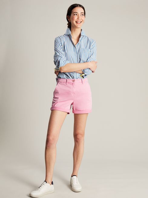 Pink chino shorts discount