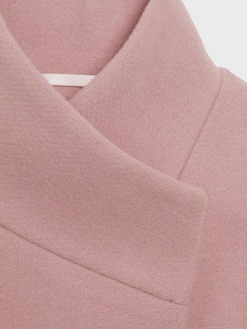 Reiss pink coat on sale
