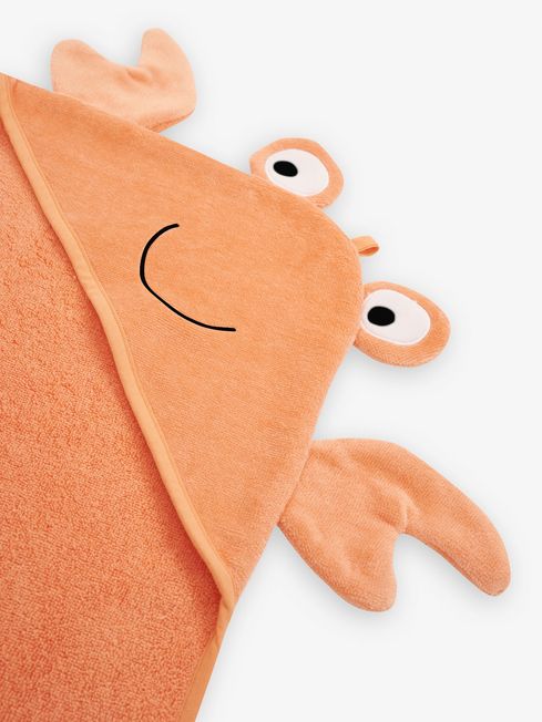 Crab hooded sale towel