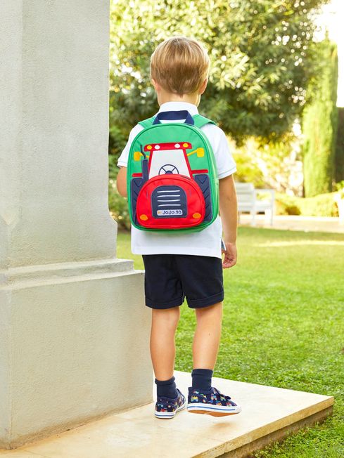 Personalised tractor backpack top
