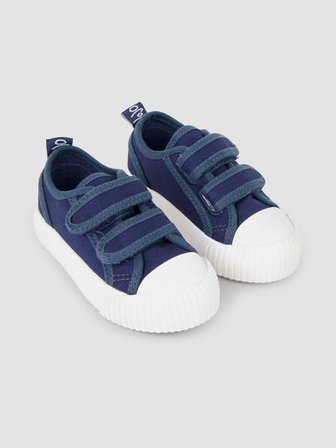 Navy canvas pumps store