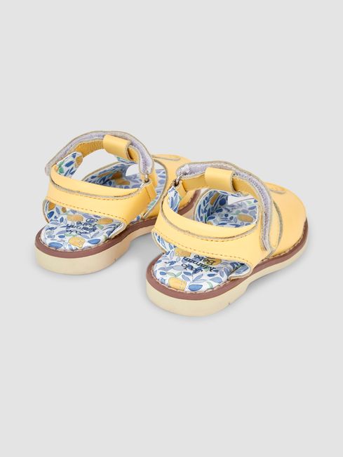Yellow Lemon Applique Sandals JoJo Maman Bebe