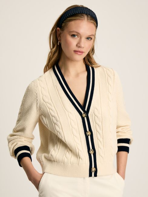 Joules navy cardigan top